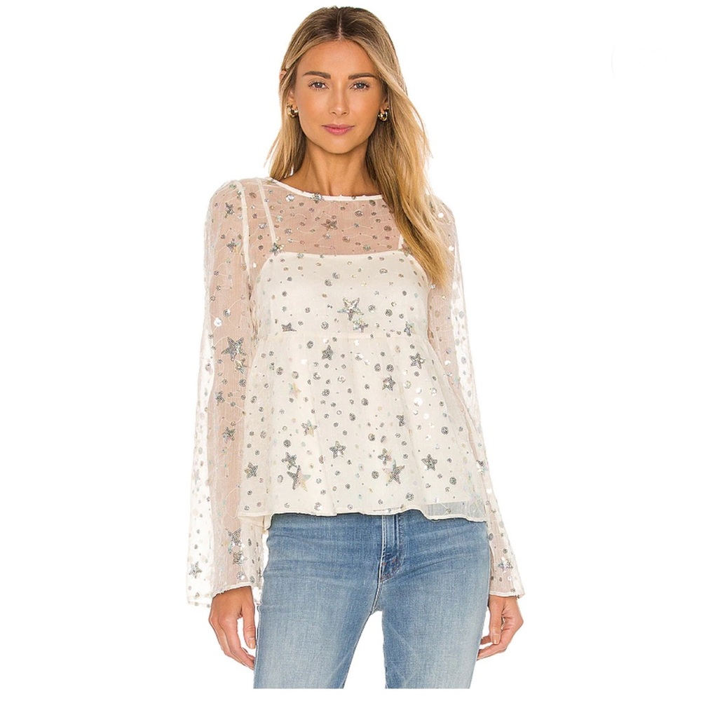 MAJORELLE Starry Night Top in Fairy Multi XS